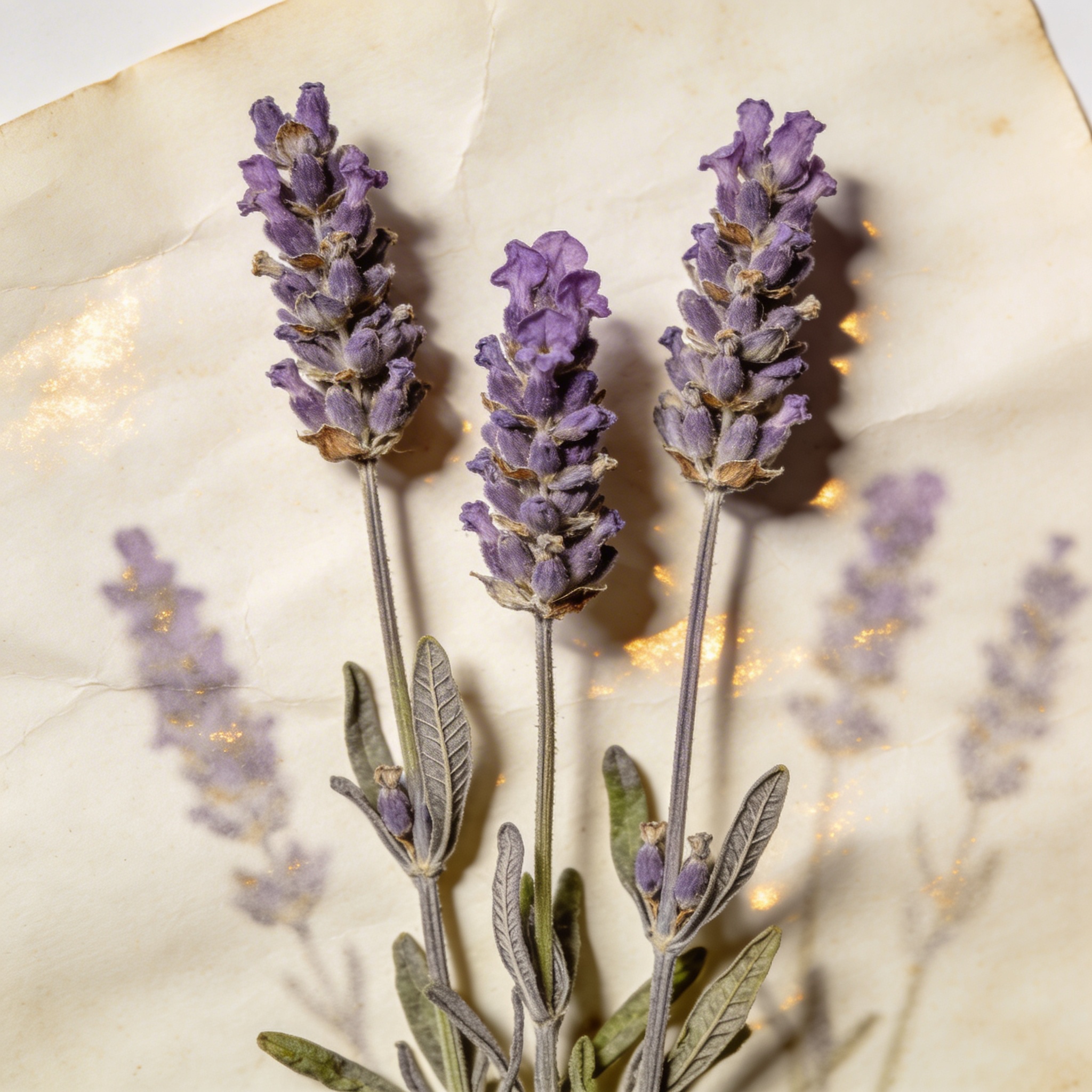 Dried lavender sprigs
